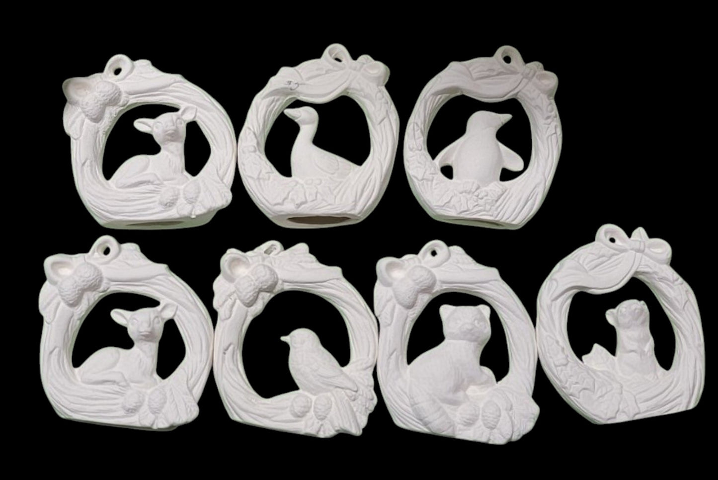 Animal Wreath Ornaments