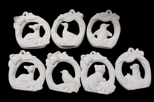 Animal Wreath Ornaments