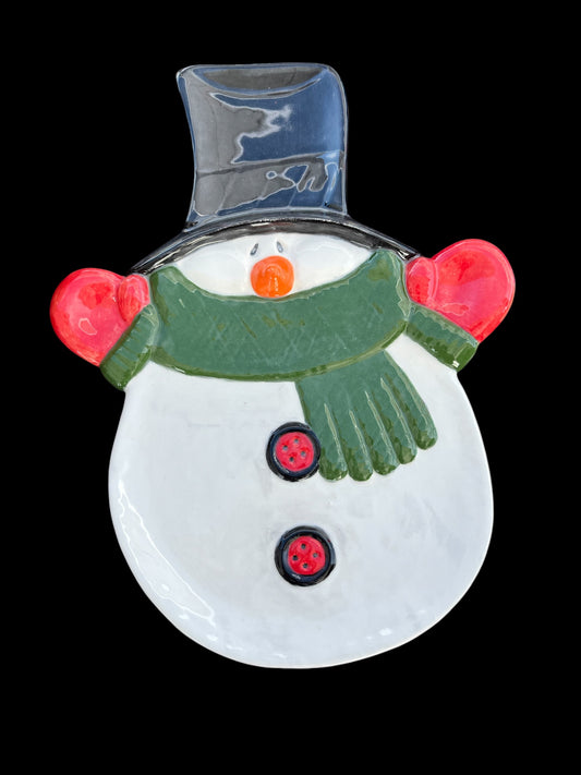 Snowman Plate