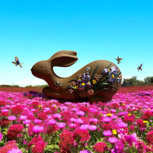 Lying Down Flower Bunny