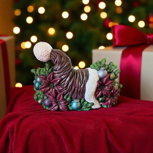 Santa hat with ornaments